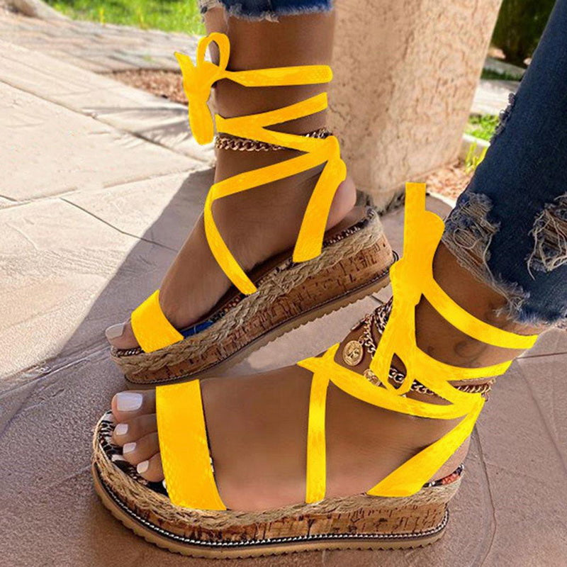 Snake Sandal Platform