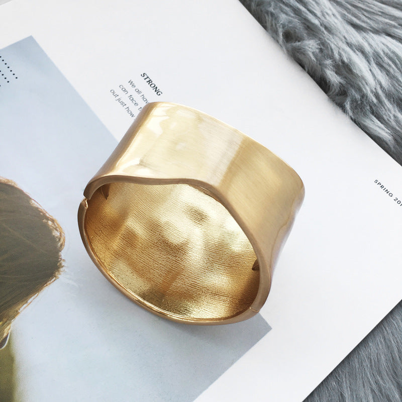 Wide  Goldie Bangle