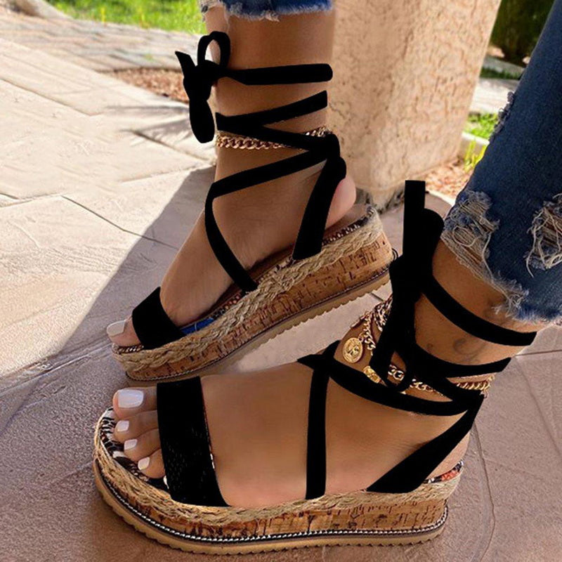 Snake Sandal Platform